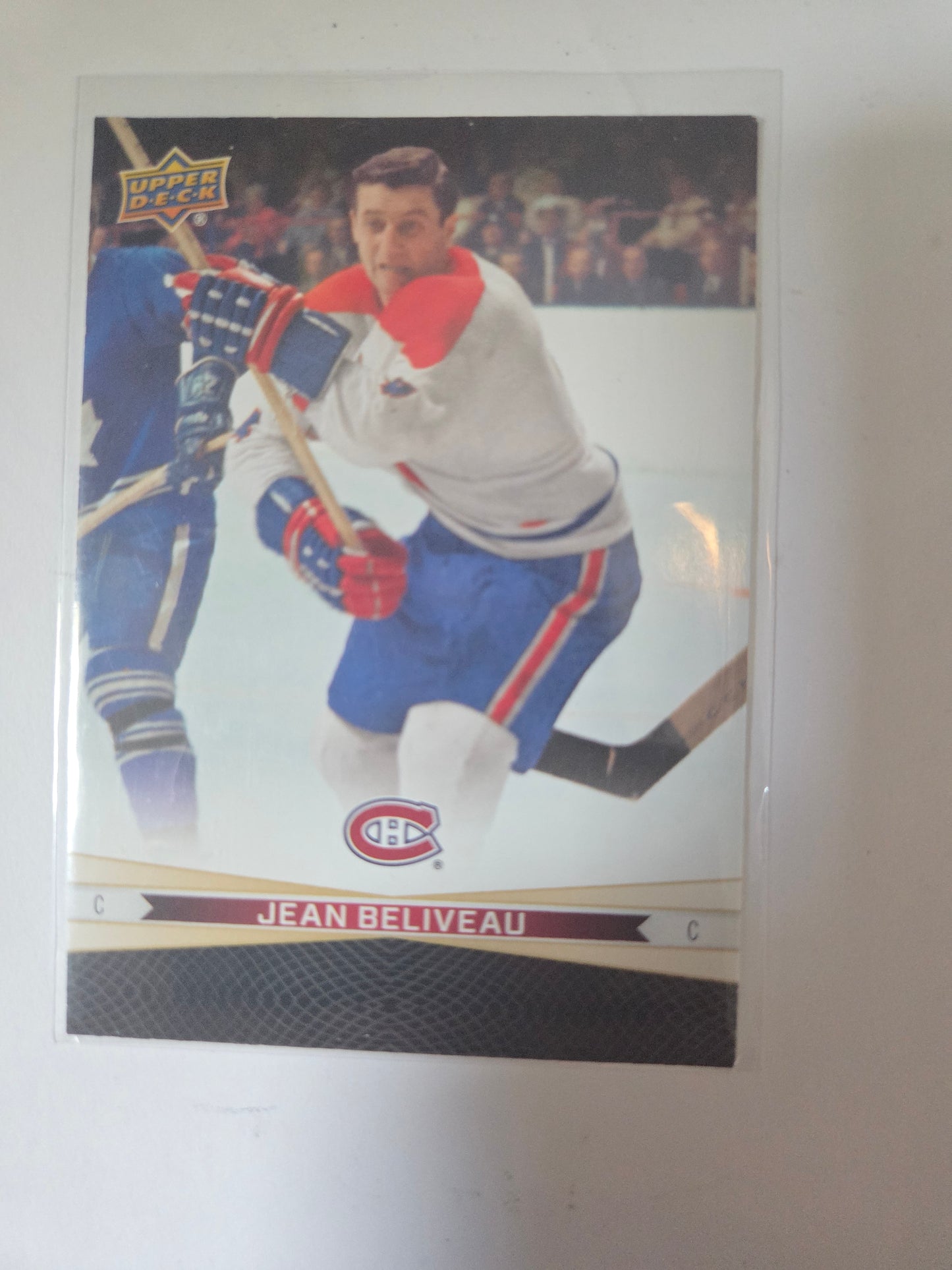 Jean Beliveau/Henri Richard Tim Hortons Upper Deck #84 [Montreal Canadians]