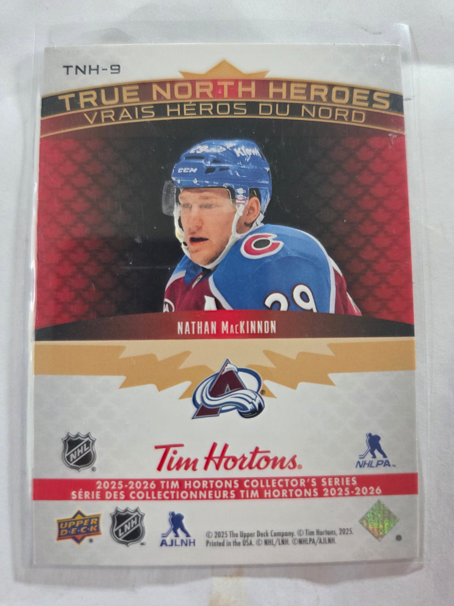 Nathan MacKinnon Upper Deck True North Heroes [Colorado Avalanche]