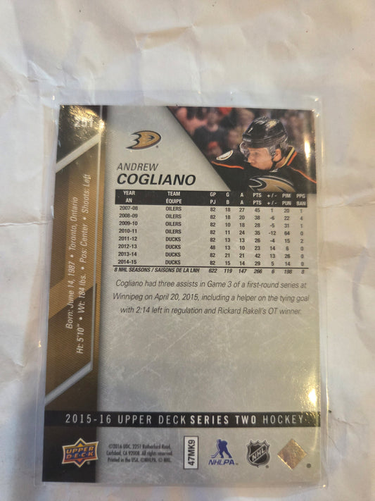 Andrew Cogliano Upper Deck Series 2 #251 [Anaheim Ducks]