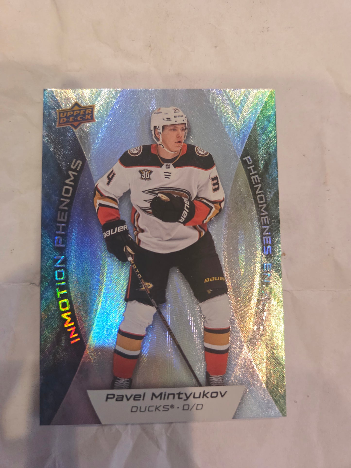 Pavel Mintyukov Upper Deck Inmotion Phenoms [Anaheim Ducks]
