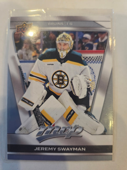 Jeremy Swayman Upper Deck MVP Hockey #131 [Boston Bruins]
