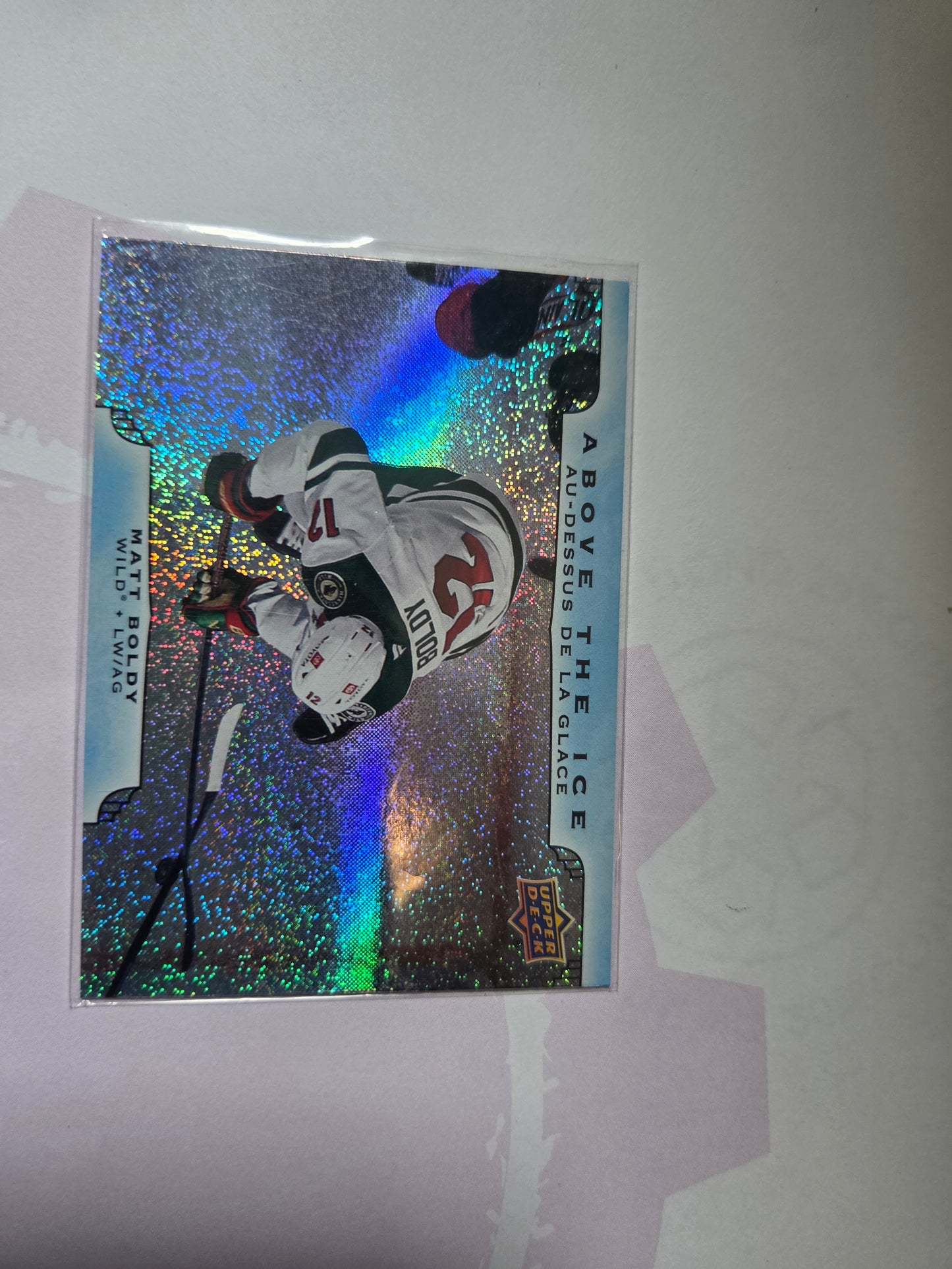 Matt Boldy Upper Deck Above the Ice [Minnesota Wild]