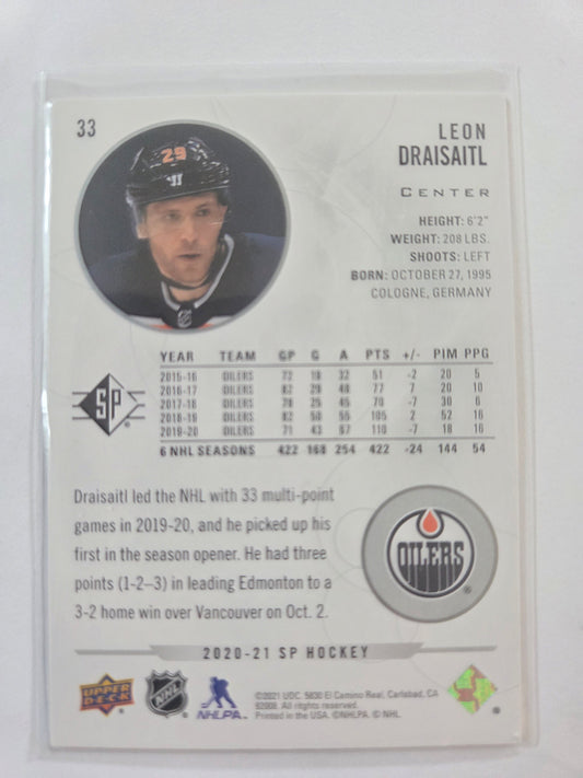 Leon Draisaitl SP Hockey #33 [Edmonton Oilers]
