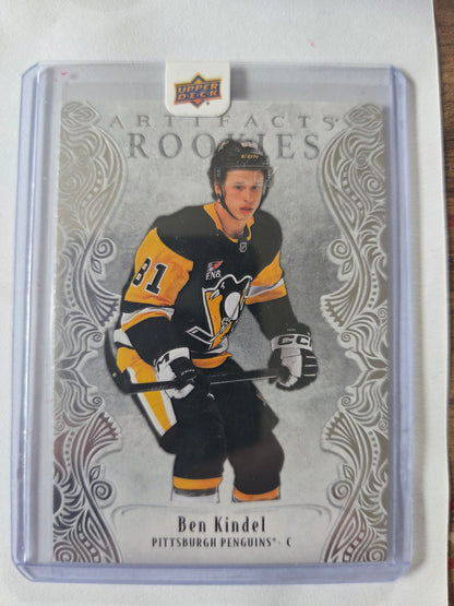 Ben Kindel Upper Deck Artifacts Hockey Rookies 752/999 #222 [Pittsburgh Penguins]