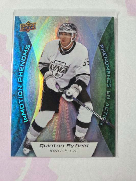 Quinton Byfield Upper Deck Inmotion Phenoms [Los Angeles Kings]