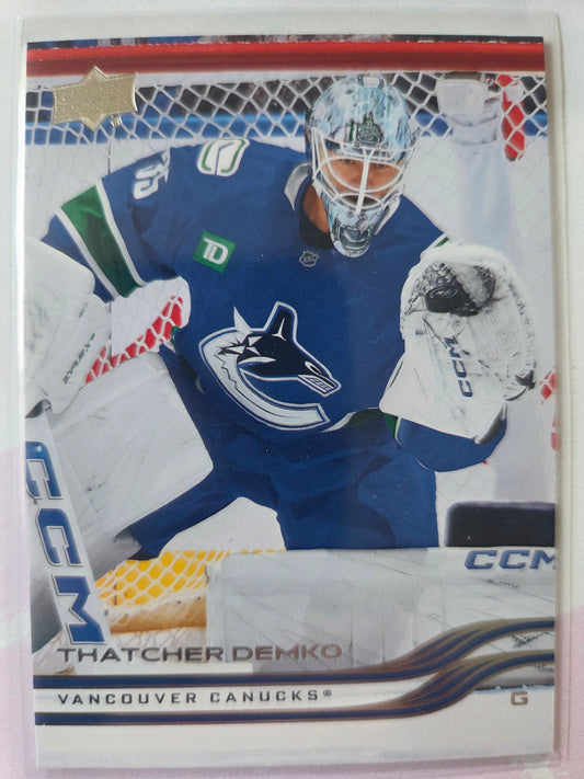 Thatcher Demko Upper Deck Series 2 #430 [Vancouver Canucks]