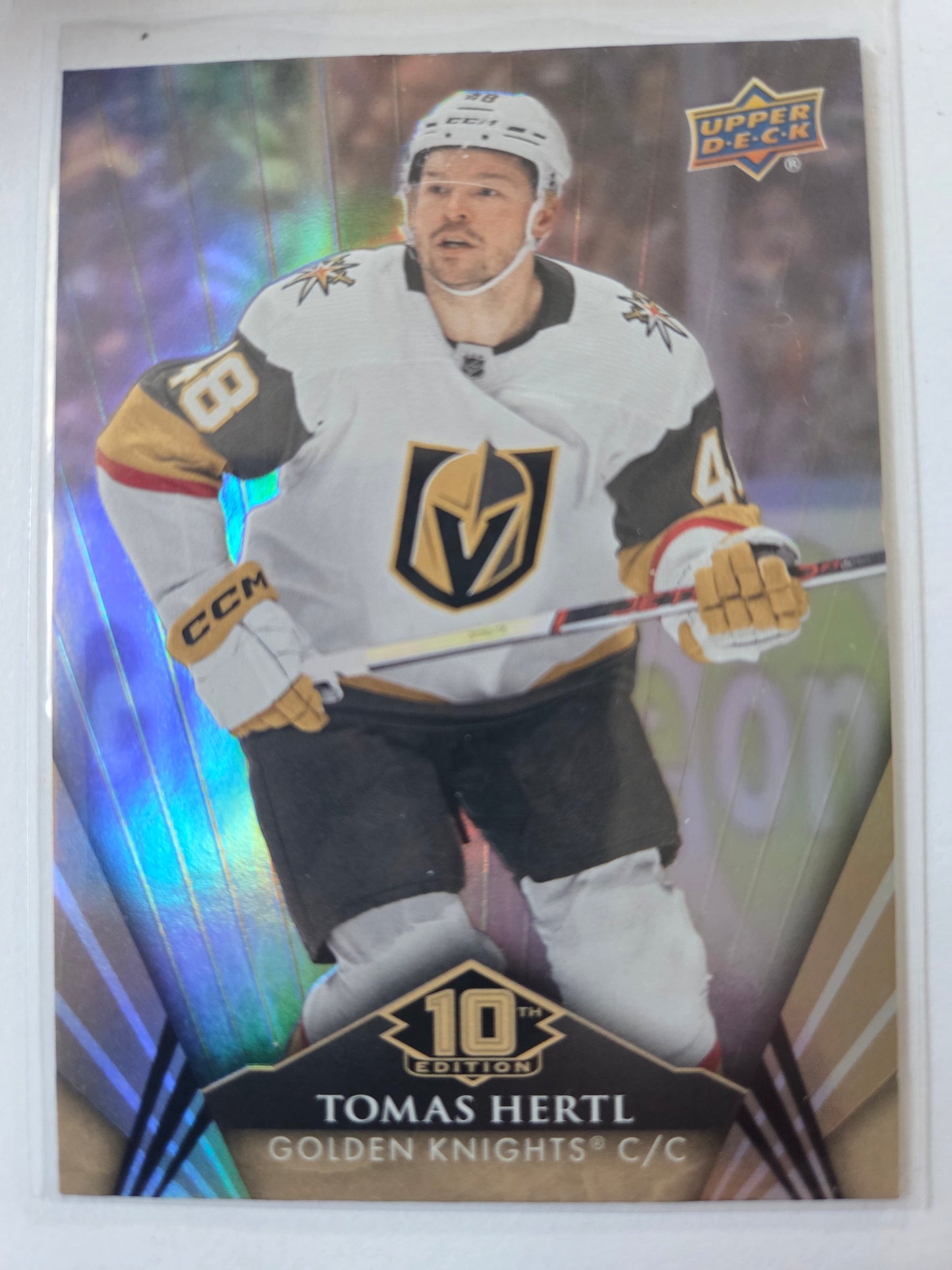 Tomas Hertl Upper Deck 10th Edition #36 [Las Vegas Golden Knights]