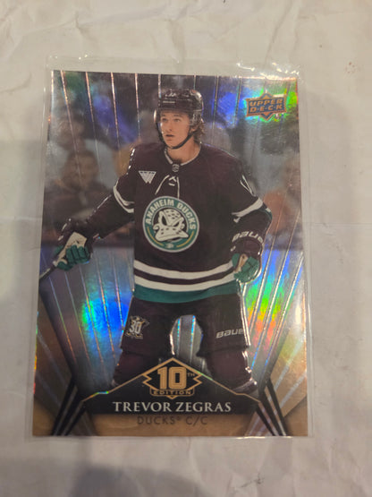 Trevor Zegras Upper Deck 10th Edition #81 [Anaheim Ducks]