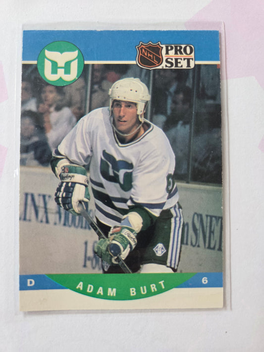 Adam Burt NHL Pro Set #447 [Hartford Whalers]
