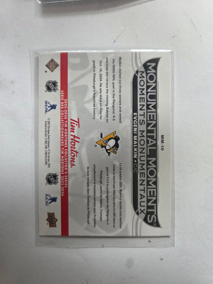 Evgeni Malkin Upper Deck Monumental Moments [Pittsburgh Penguins]