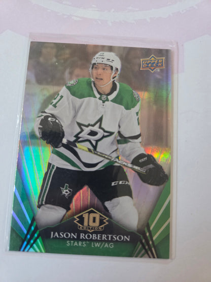 Jason Robertson Upper Deck 10th Edition #65 [Dallas Stars]