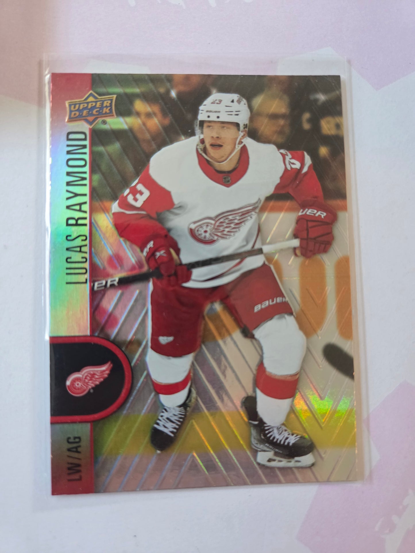 Lucas Raymond Upper Deck Tim Hortons #66 [Detroit Red Wings]