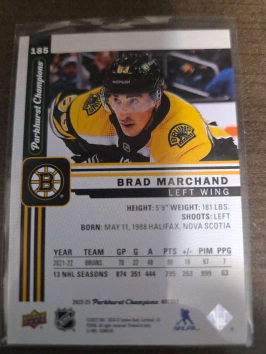 Brad Marchand Veteran Parkhurst Champions #185 [Boston Bruins]