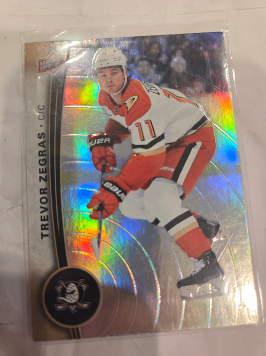 Trevor Zegras Upper Deck Tim Hortons #114 [Anaheim Ducks]