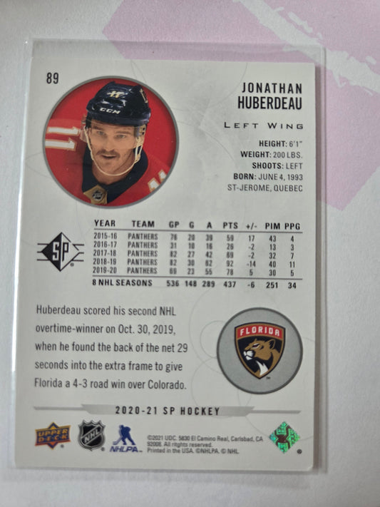 Jonathan Huberdeau SP Hockey #89 [Florida Panthers]