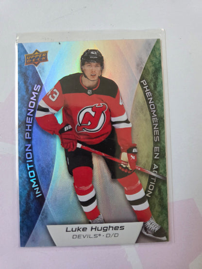 Luke Hughes Upper Deck Inmotion Phenoms [New Jersey Devils]