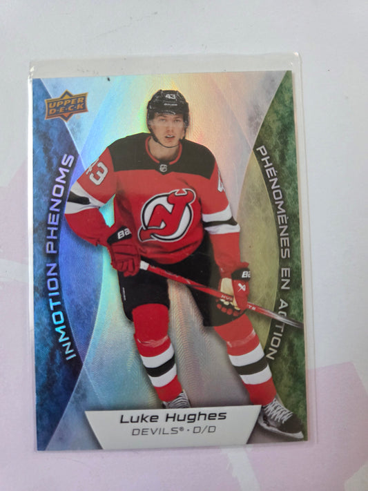 Luke Hughes Upper Deck Inmotion Phenoms [New Jersey Devils]