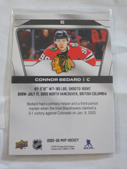 Connor Bedard Upper Deck MVP Hockey #95 [Chicago Blackhawks]