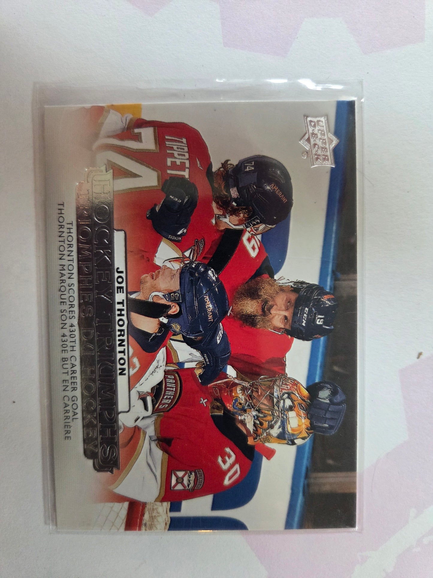 Joe Thorton Upper Deck Hockey Triumphs [Florida Panthers]