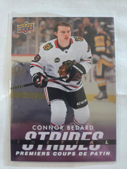 Connor Bedard Upper Deck Initail Strides [Chicago Blackhawks]
