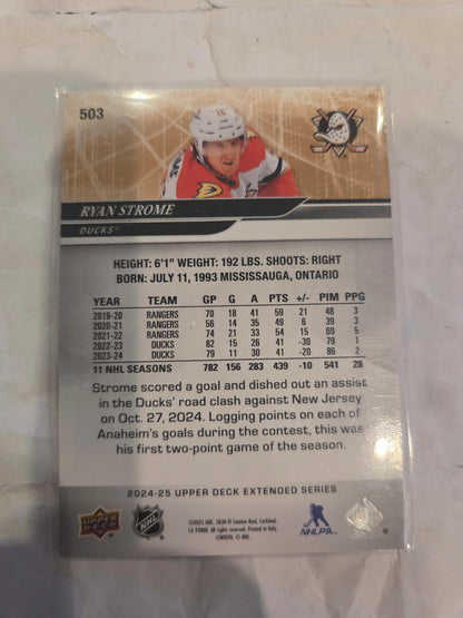 Ryan Strome Upper Deck Extended Series #503 [Anaheim Ducks]