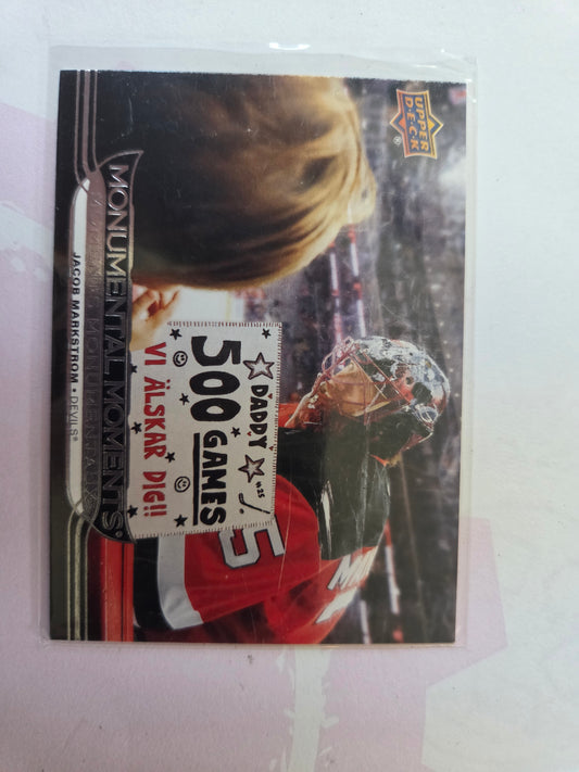 Jacob Markstrom Upper Deck Monumental Moments [New Jersey Devils]