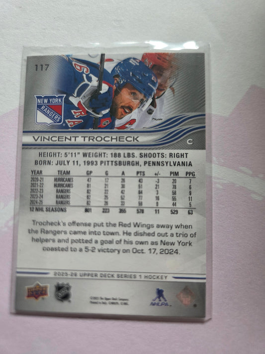 Vincent Trocheck Upper Deck Series 1 #117 [New York Rangers]