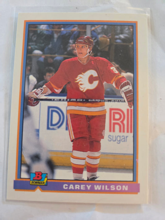 Carey Wilson NHL Bowman #265 [Calgary Flames]