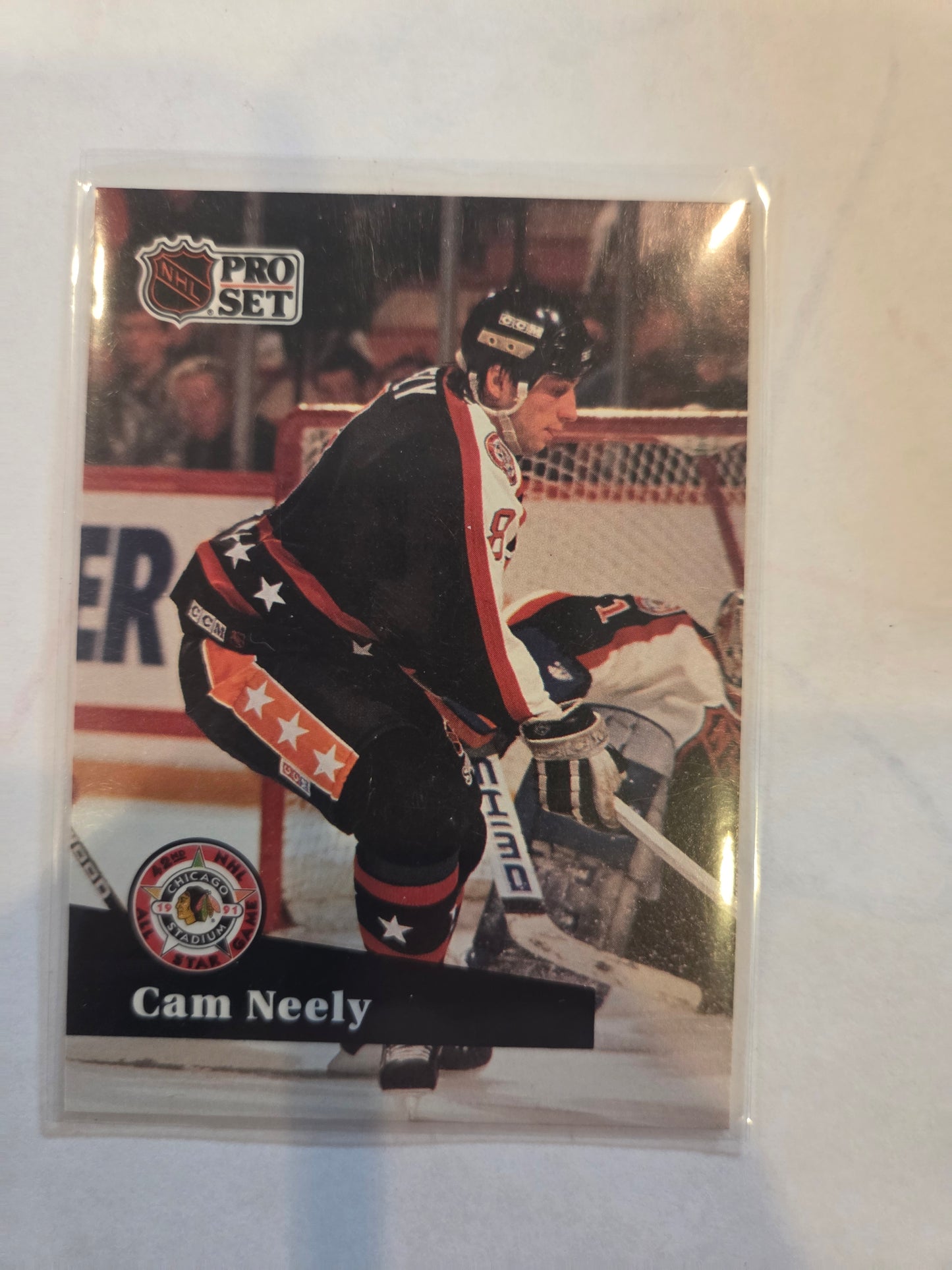 Cam Neely French Pro Set #300 [Boston Bruins]
