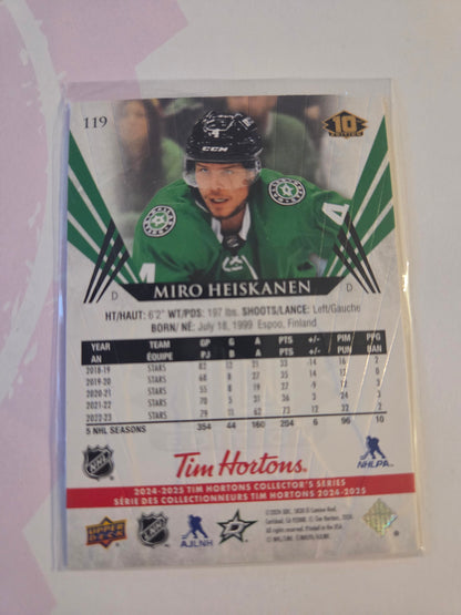 Miro Heiskanen Upper Deck 10th Edition #119 [Dallas Stars]