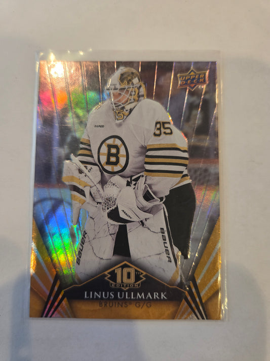 Linus Ullmark Upper Deck 10th Edition #100 [Boston Bruins]