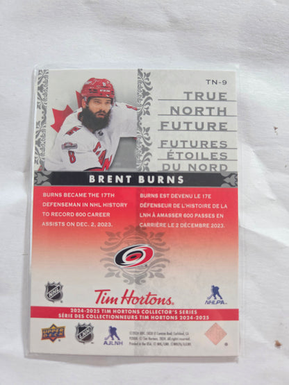 Brent Burns Upper Deck True North Future [Carolina Hurricanes]