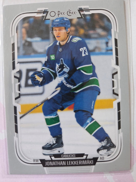Jonathan Lekkerimäki O-Pee-Chee Hockey #50 [Vancouver Canucks]