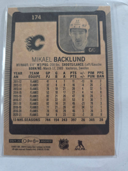 Mikael Backlund O-Pee-Chee Hockey #174 [Calgary Flames]