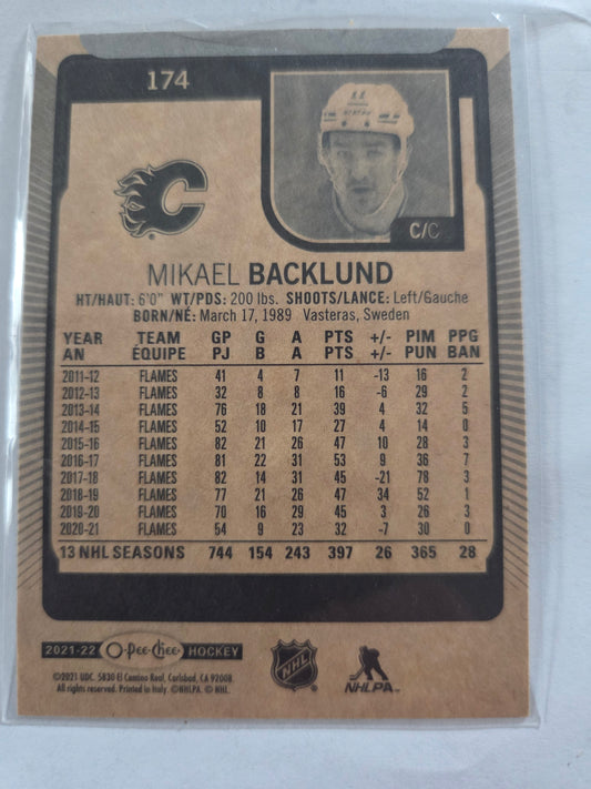 Mikael Backlund O-Pee-Chee Hockey #174 [Calgary Flames]