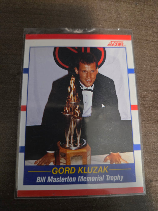 Gord Kluzak Score Bill Masterton Memorial Trophy #367 [Boston Bruins]