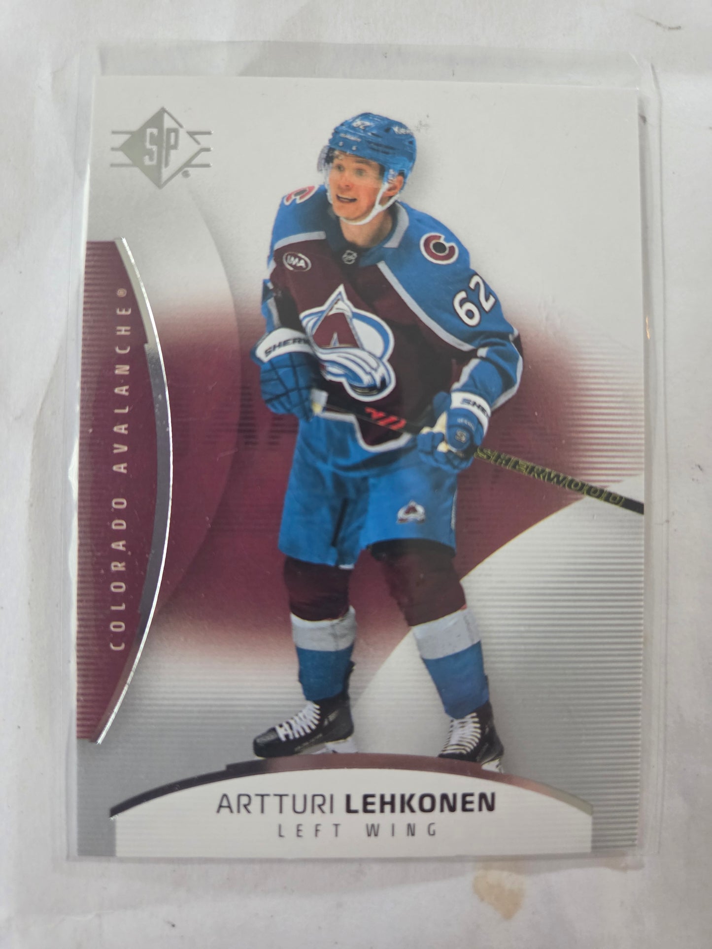 Artturi Lehkonen Upper Deck SP Hockey #97 [Colorado Avalanche]