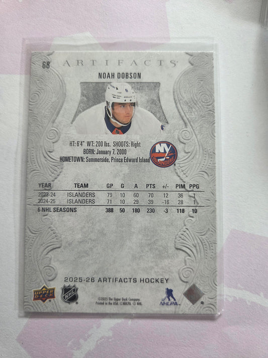Noah Dobson Upper Deck Artifacts Hockey #68 [New York Islanders]