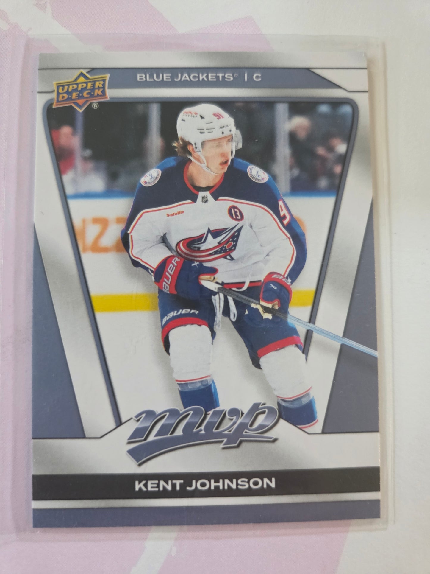 Kent Johnson Upper Deck MVP Hockey #81 [Columbus Blue Jackets]