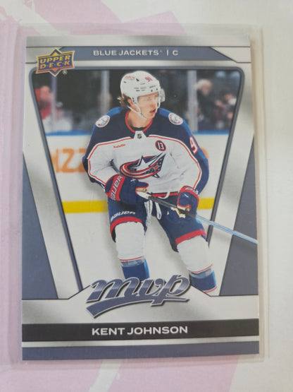 Kent Johnson Upper Deck MVP Hockey #81 [Columbus Blue Jackets]