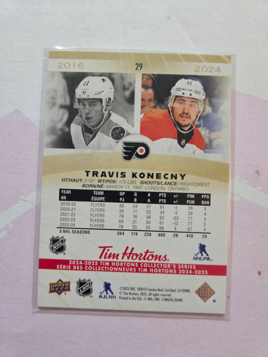 Travis Konecny Tim Hortons Upper Deck #29 [Philadelphia Flyers]