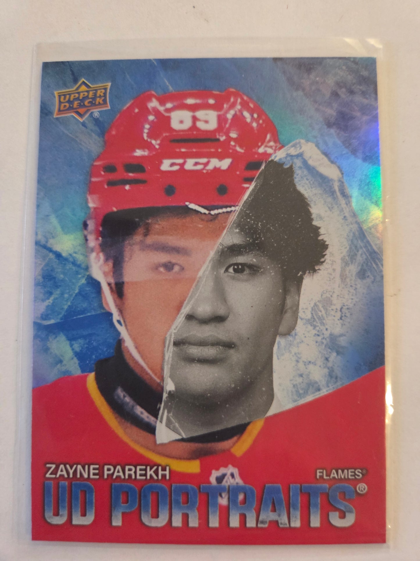 Zayne Parekh Upper Deck Series 2 Hockey Portraits [Calgary Flames]