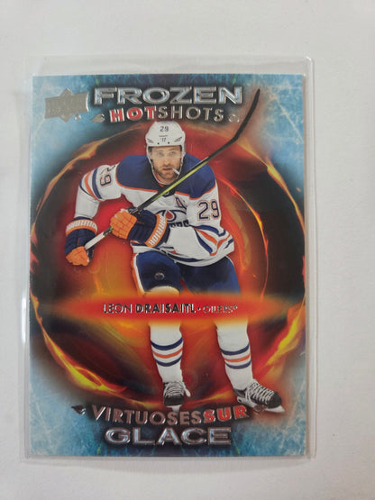 Leon Draisaitl Upper Deck Frozen Hot Shots [Edmonton Oilers]