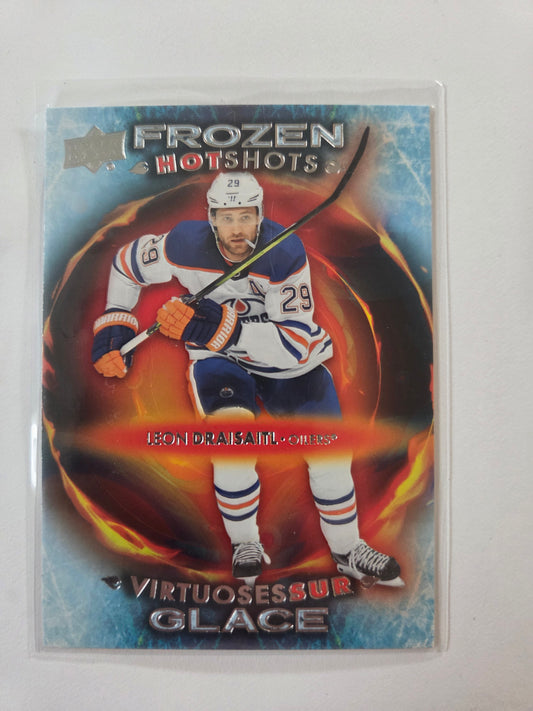 Leon Draisaitl Upper Deck Frozen Hot Shots [Edmonton Oilers]