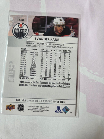 Evander Kane Upper Deck Extended Series #568 [Edmonton Oilers]