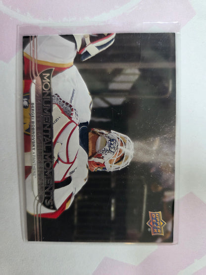 Sergei Bobrovsky Upper Deck Monumental Moments [Florida Panthers]