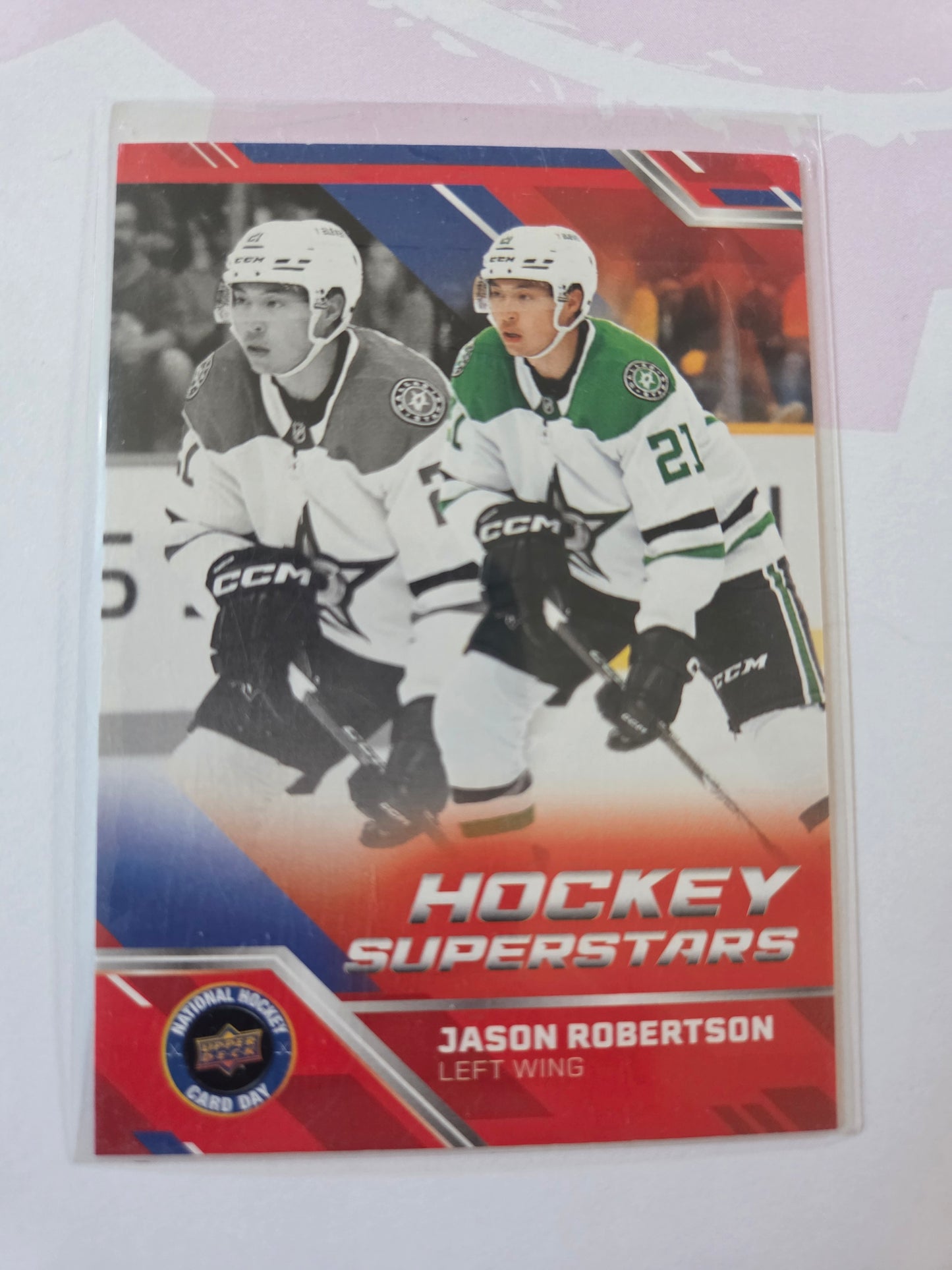 Jason Robertson Upper Deck National Hockey Card Day Hockey Superstars [Dallas Stars]