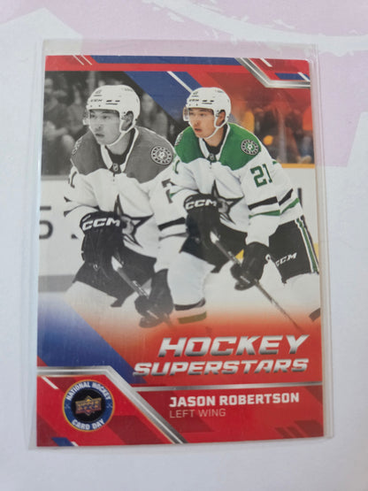 Jason Robertson Upper Deck National Hockey Card Day Hockey Superstars [Dallas Stars]