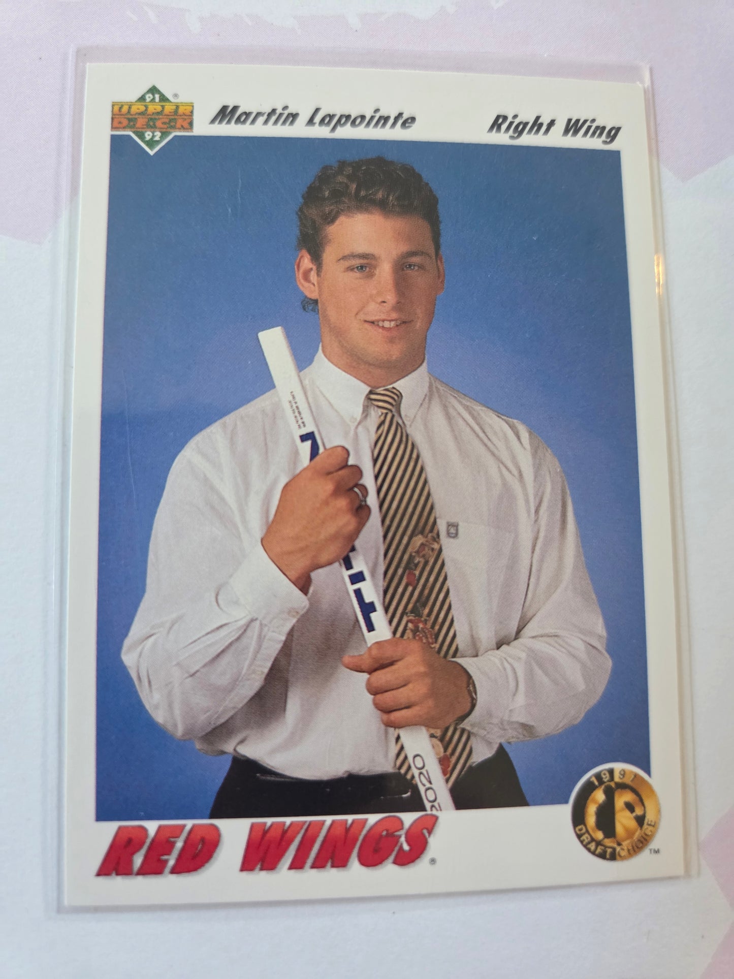 Martin Lapointe Upper Deck 1997 Draft Choice #66 [Detroit Red Wings]