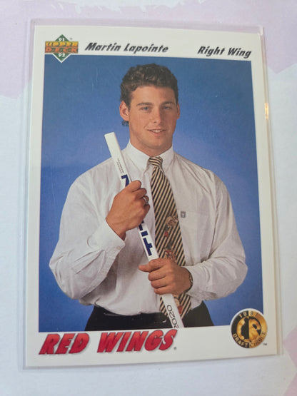 Martin Lapointe Upper Deck 1997 Draft Choice #66 [Detroit Red Wings]